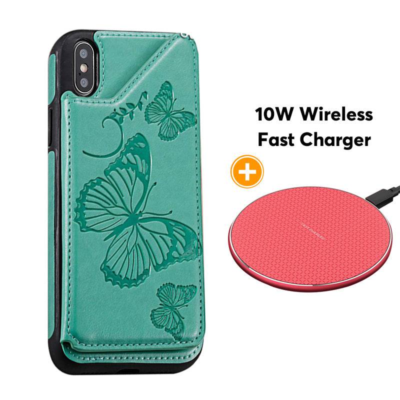 New Luxury Embossing Wallet Cover For iPhone X/Xs-Fast Delivery - Libiyi