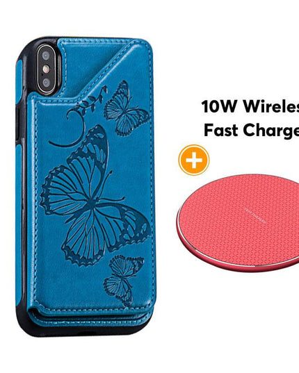 New Luxury Embossing Wallet Cover For iPhone Xs Max-Fast Delivery - Libiyi