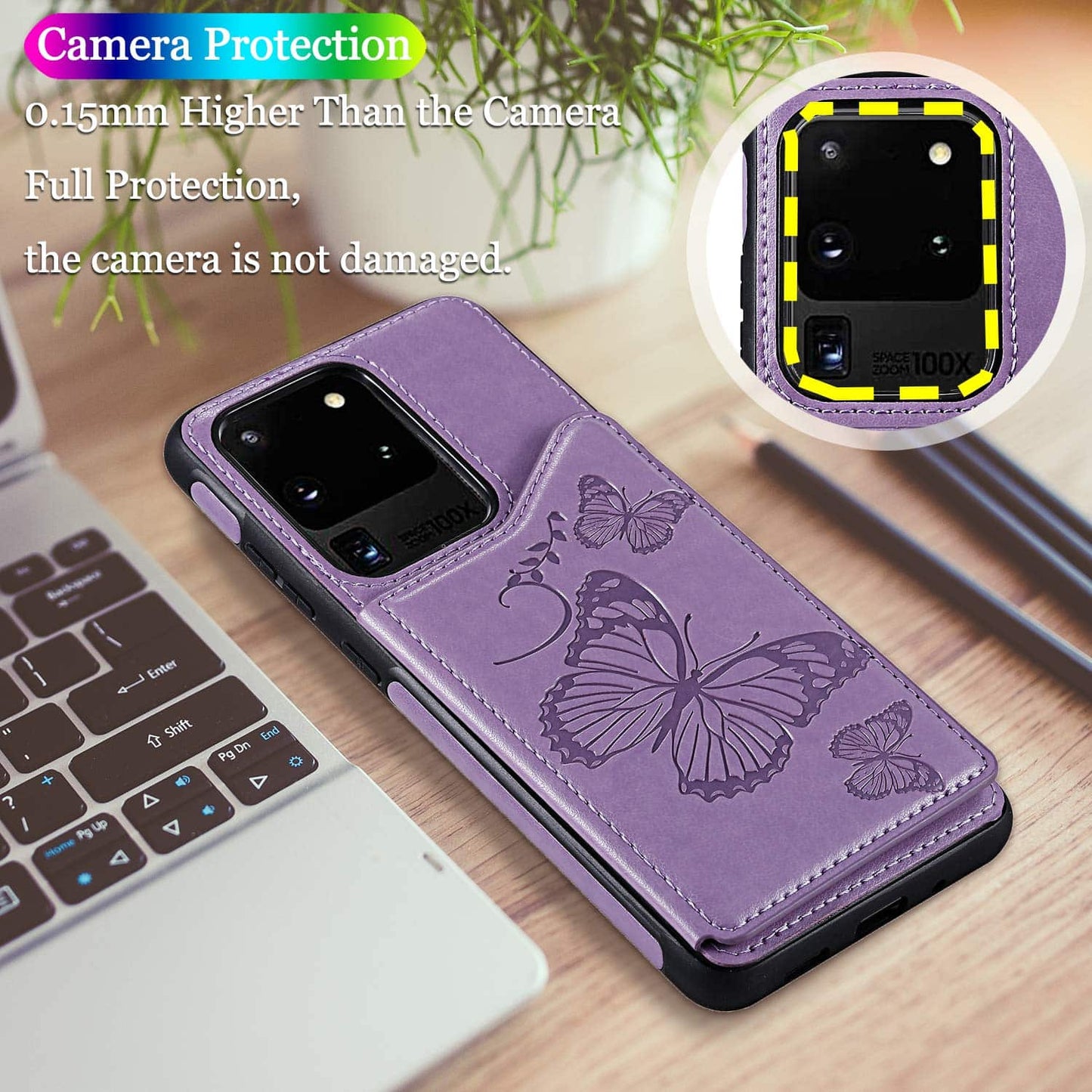 New Luxury Embossing Wallet Cover For SAMSUNG S20 Ultra-Fast Delivery - Libiyi