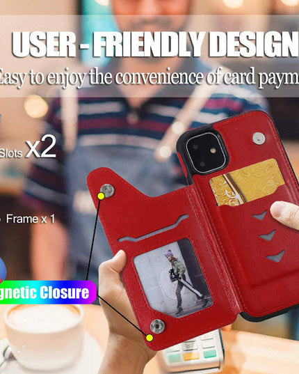 New Luxury Embossing Wallet Cover For iPhone 11 Pro-Fast Delivery - Libiyi