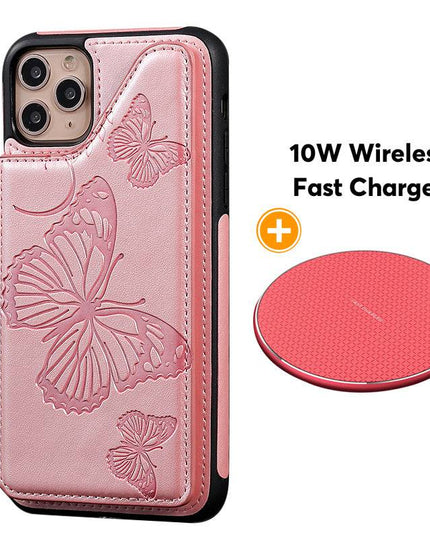 New Luxury Embossing Wallet Cover For iPhone 11 Pro-Fast Delivery - Libiyi