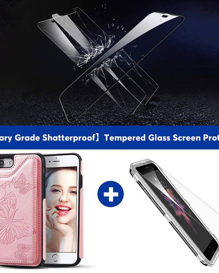 New Luxury Embossing Wallet Cover For iPhone 6/6S-Fast Delivery - Libiyi