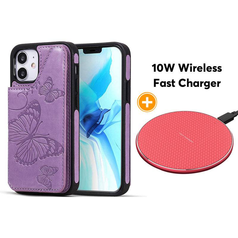 New Luxury Embossing Wallet Cover For iPhone 12 Mini-Fast Delivery - Libiyi