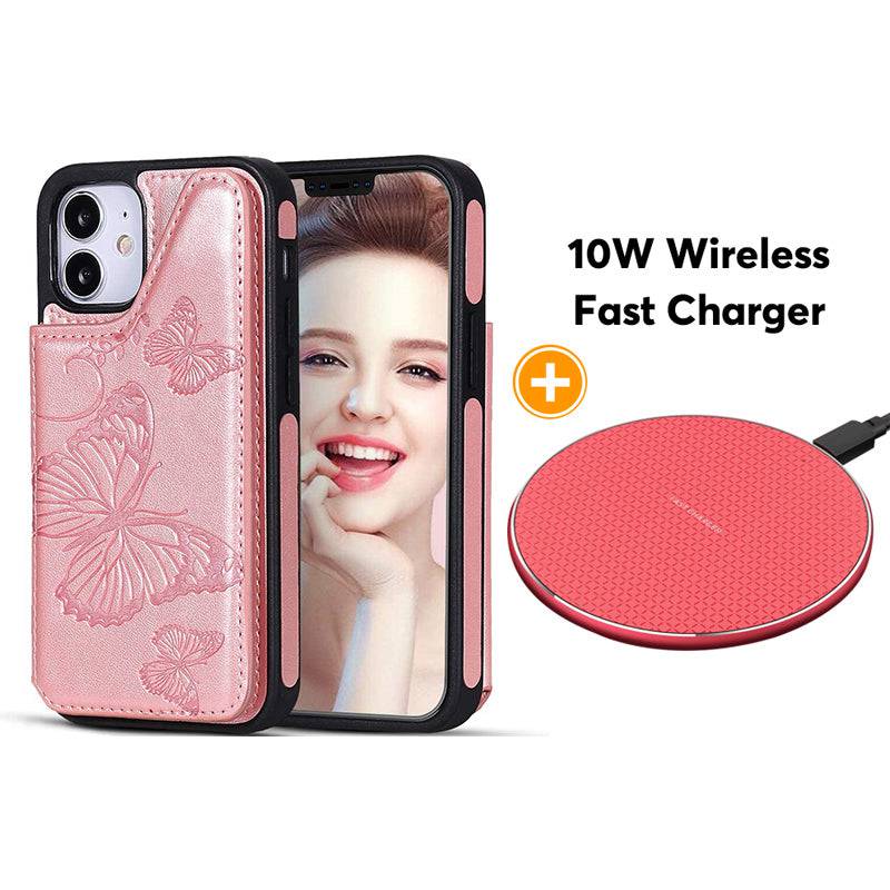 New Luxury Embossing Wallet Cover For iPhone 12 Mini-Fast Delivery - Libiyi