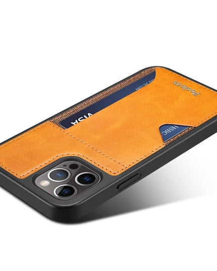 Ultra-thin leather card slot iPhone case - Libiyi