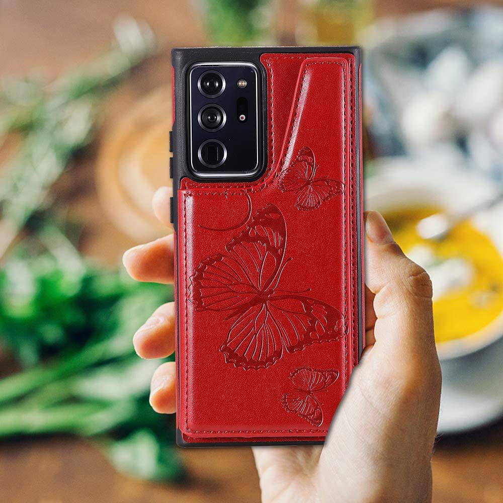 New Luxury Embossing Wallet Cover For SAMSUNG Note 20 Ultra-Fast Delivery - Libiyi