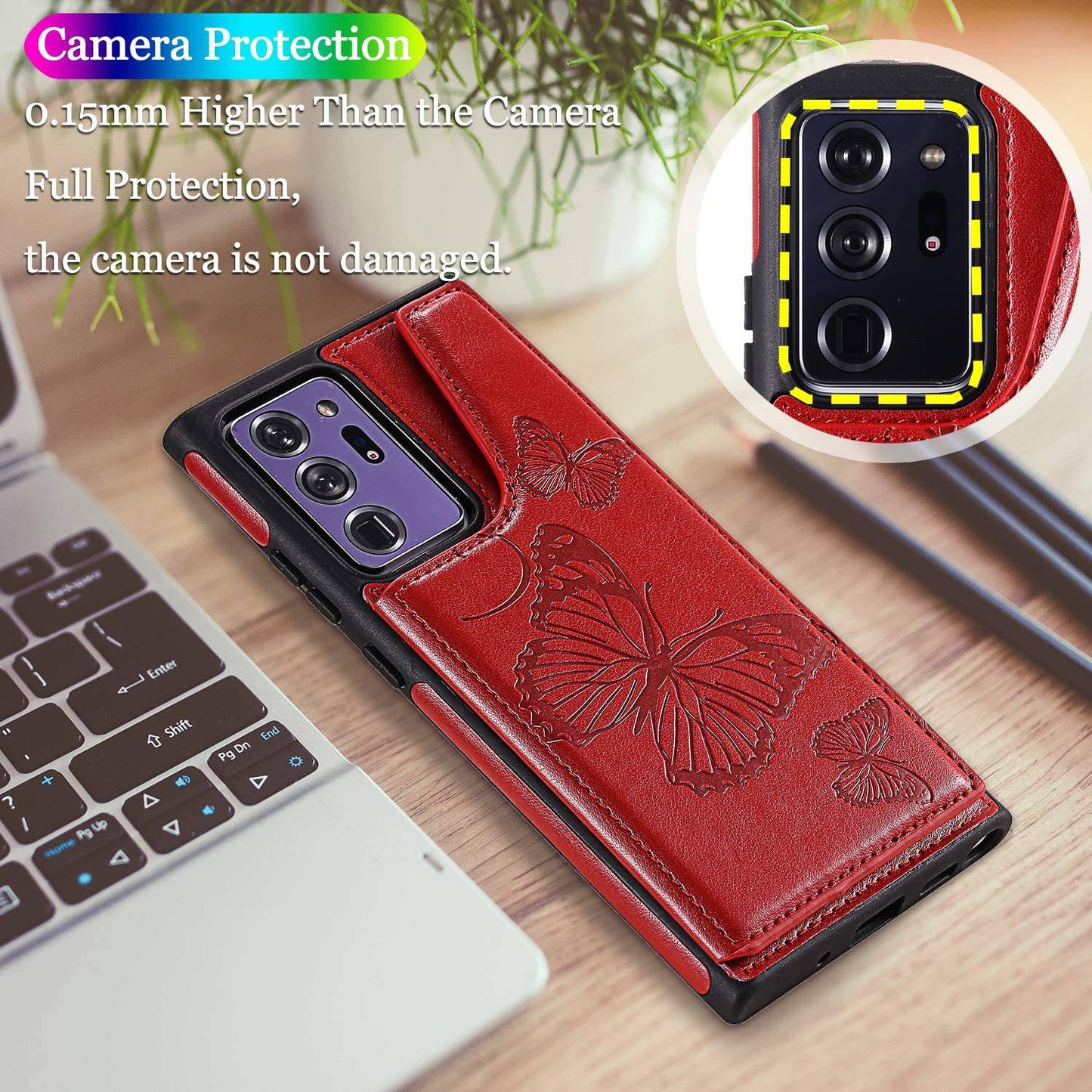 New Luxury Embossing Wallet Cover For SAMSUNG Note 20 Ultra-Fast Delivery - Libiyi