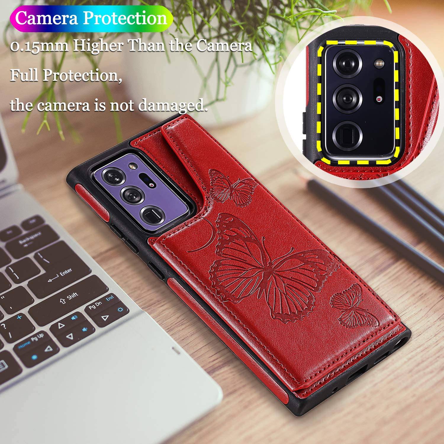 New Luxury Embossing Wallet Cover For SAMSUNG Note 20 Ultra-Fast Delivery - Libiyi