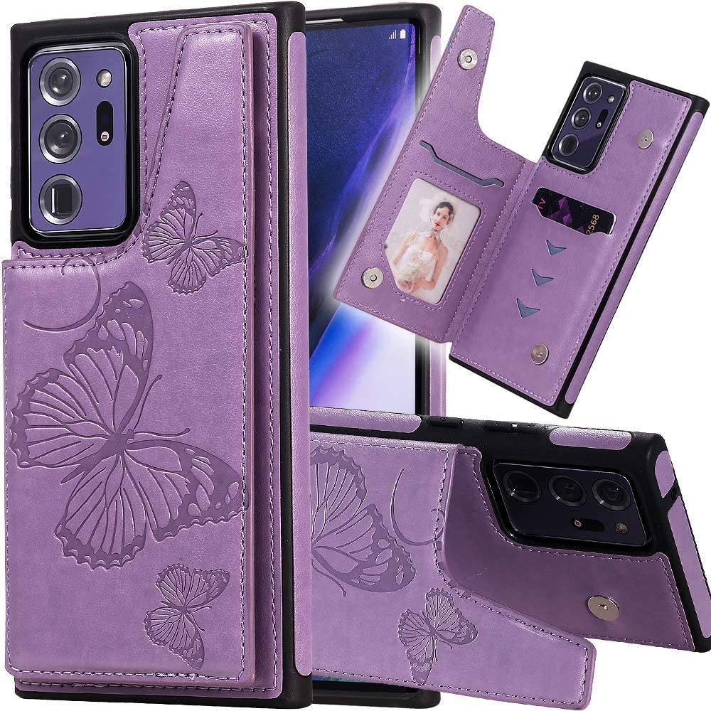 New Luxury Embossing Wallet Cover For SAMSUNG Note 20 Ultra-Fast Delivery - Libiyi