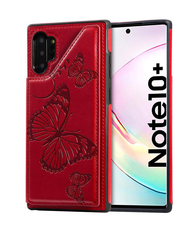 New Luxury Embossing Wallet Cover For SAMSUNG Note 10 Plus-Fast Delivery - Libiyi