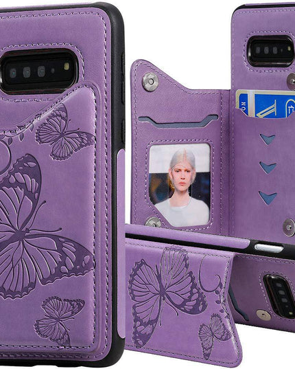 New Luxury Embossing Wallet Cover For SAMSUNG S10-Fast Delivery - Libiyi