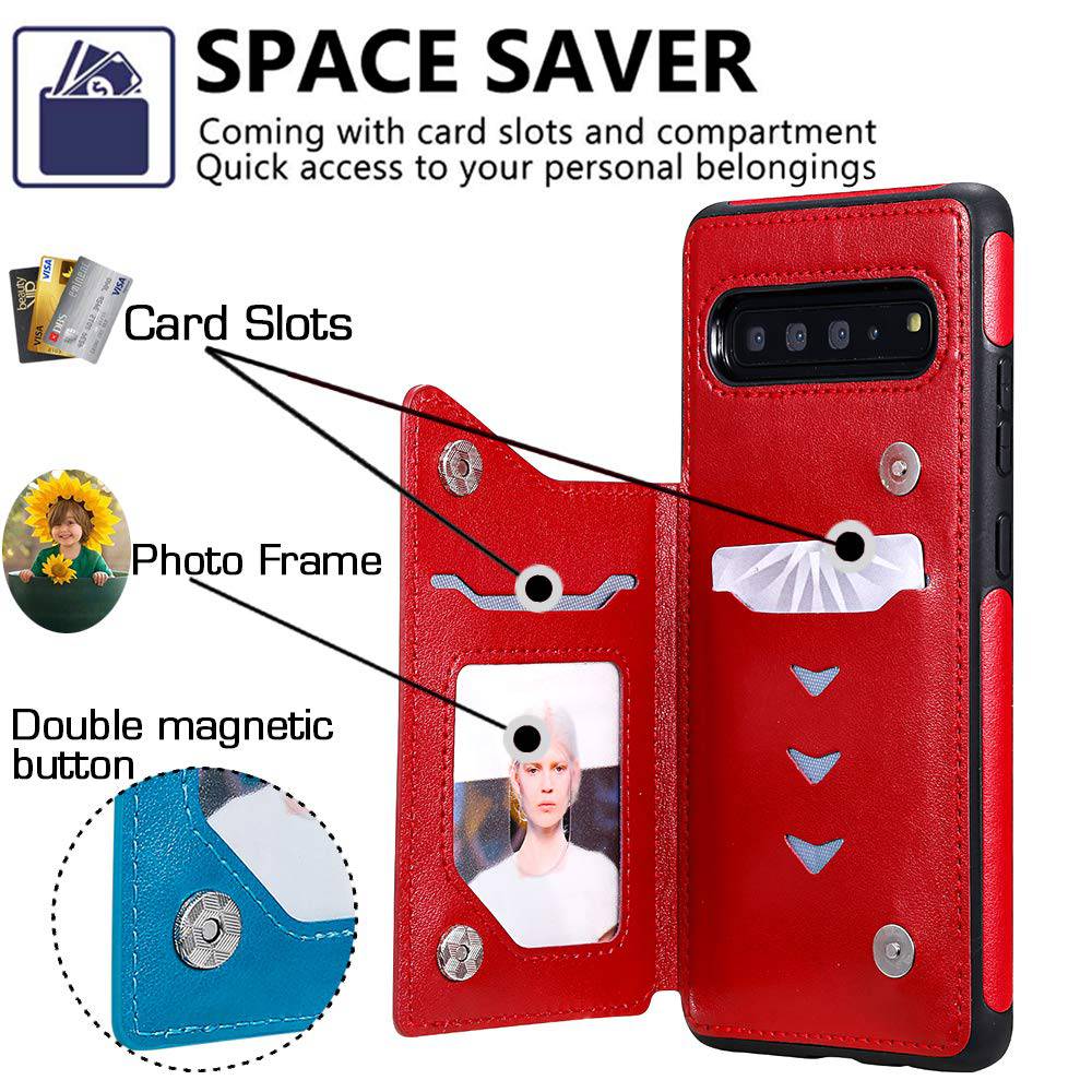 New Luxury Embossing Wallet Cover For SAMSUNG S10 Plus-Fast Delivery - Libiyi