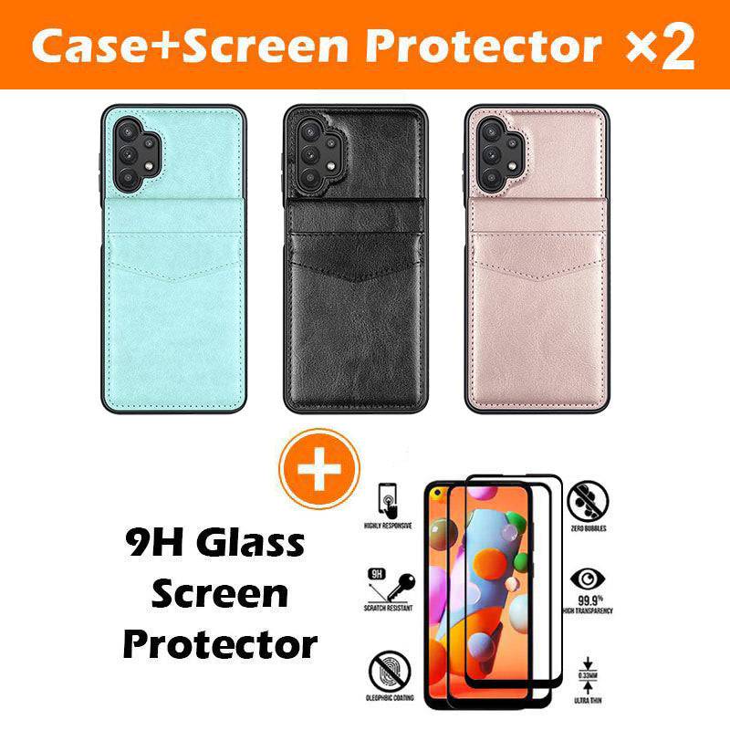 Dual Layer Lightweight Leather Wallet Case for Samsung Galaxy A32(5G) - Libiyi