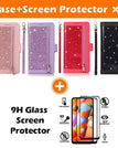 Or rose / A52(4G/5G) / Étui + [Lot de 2] protecteurs d'écran