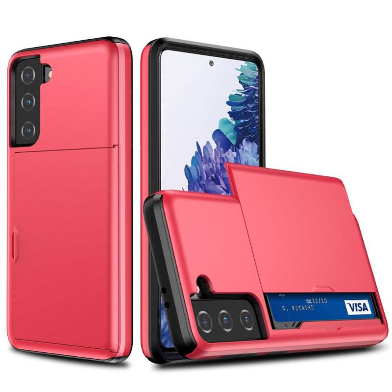Rigide Flashy Porte-cartes Case For Samsung Galaxy S21(5G) - Libiyi