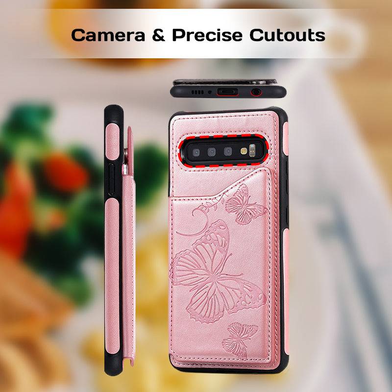 Luxury Embossing Wallet Cover For SAMSUNG S10 Plus - Libiyi