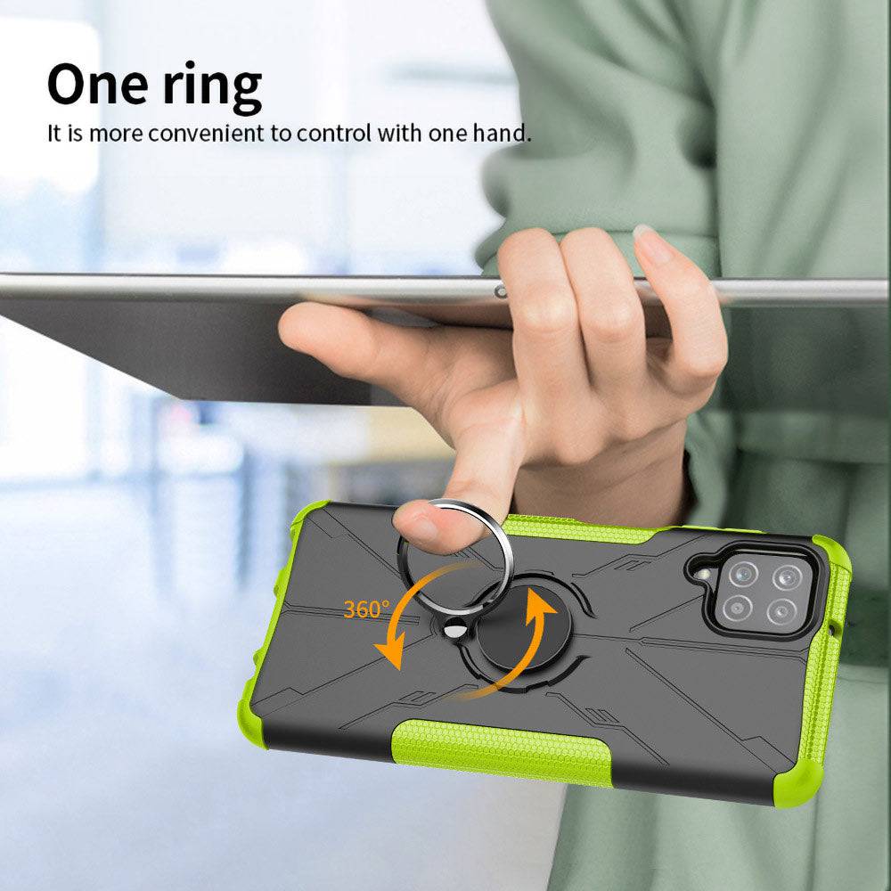 Robot 3 in 1 Heavy Duty Defender Case For Samsung A12 - Libiyi