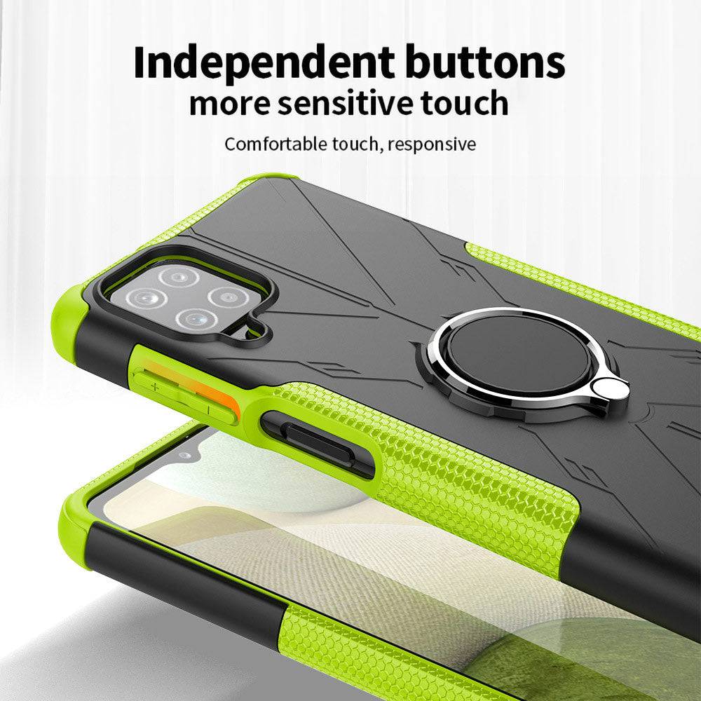 Robot 3 in 1 Heavy Duty Defender Case For Samsung A12 - Libiyi