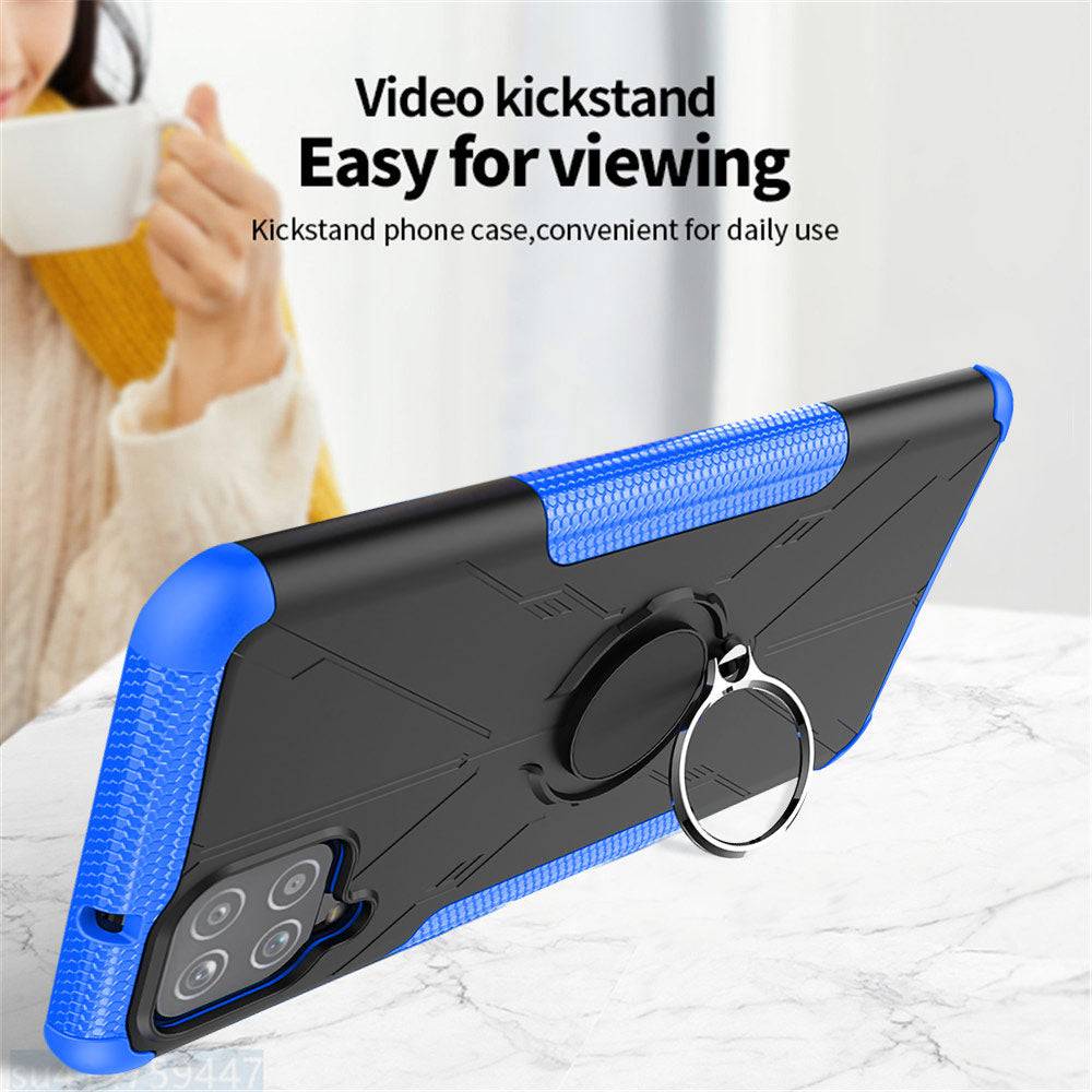 Robot 3 in 1 Heavy Duty Defender Case For Samsung A12 - Libiyi