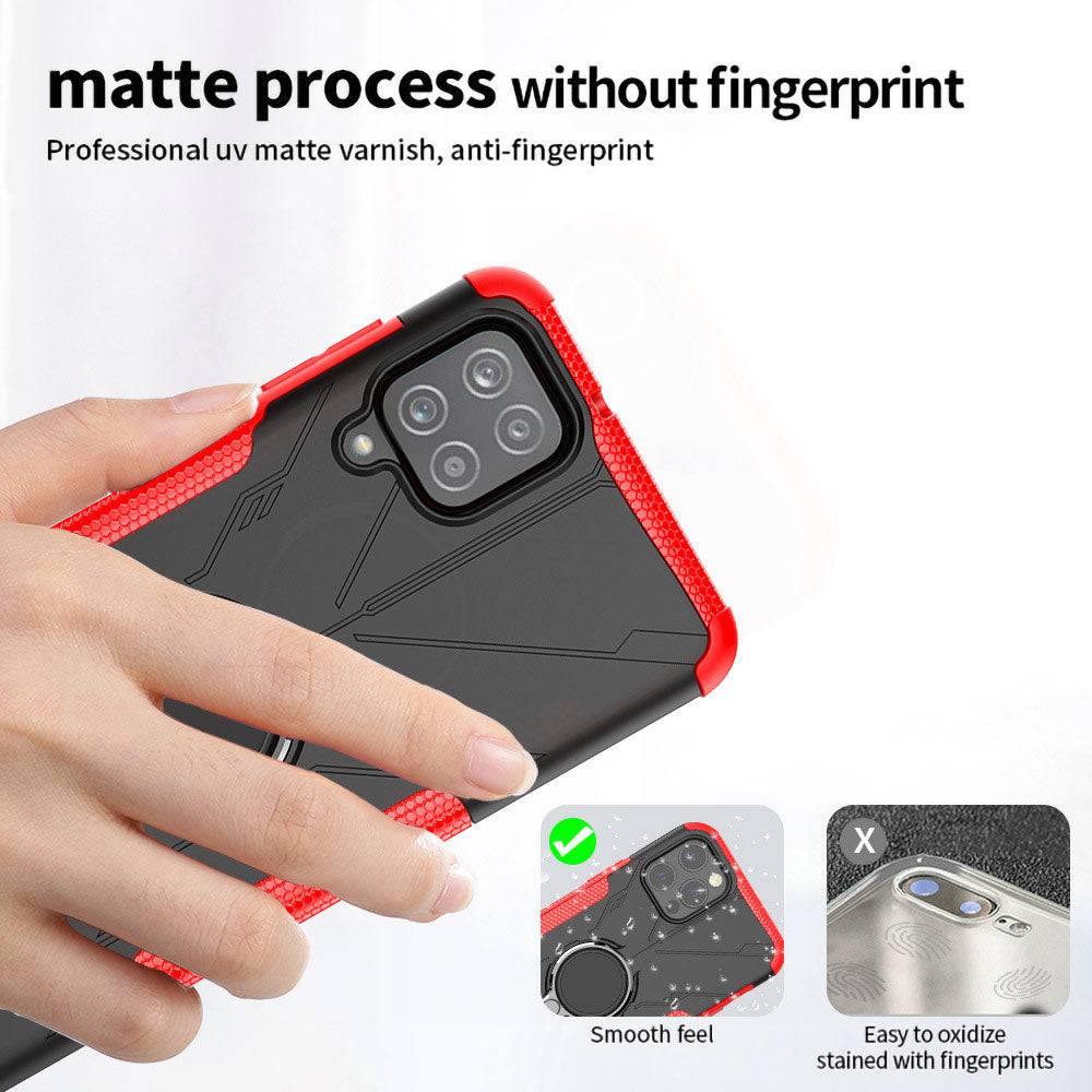 Robot 3 in 1 Heavy Duty Defender Case For Samsung A12 - Libiyi
