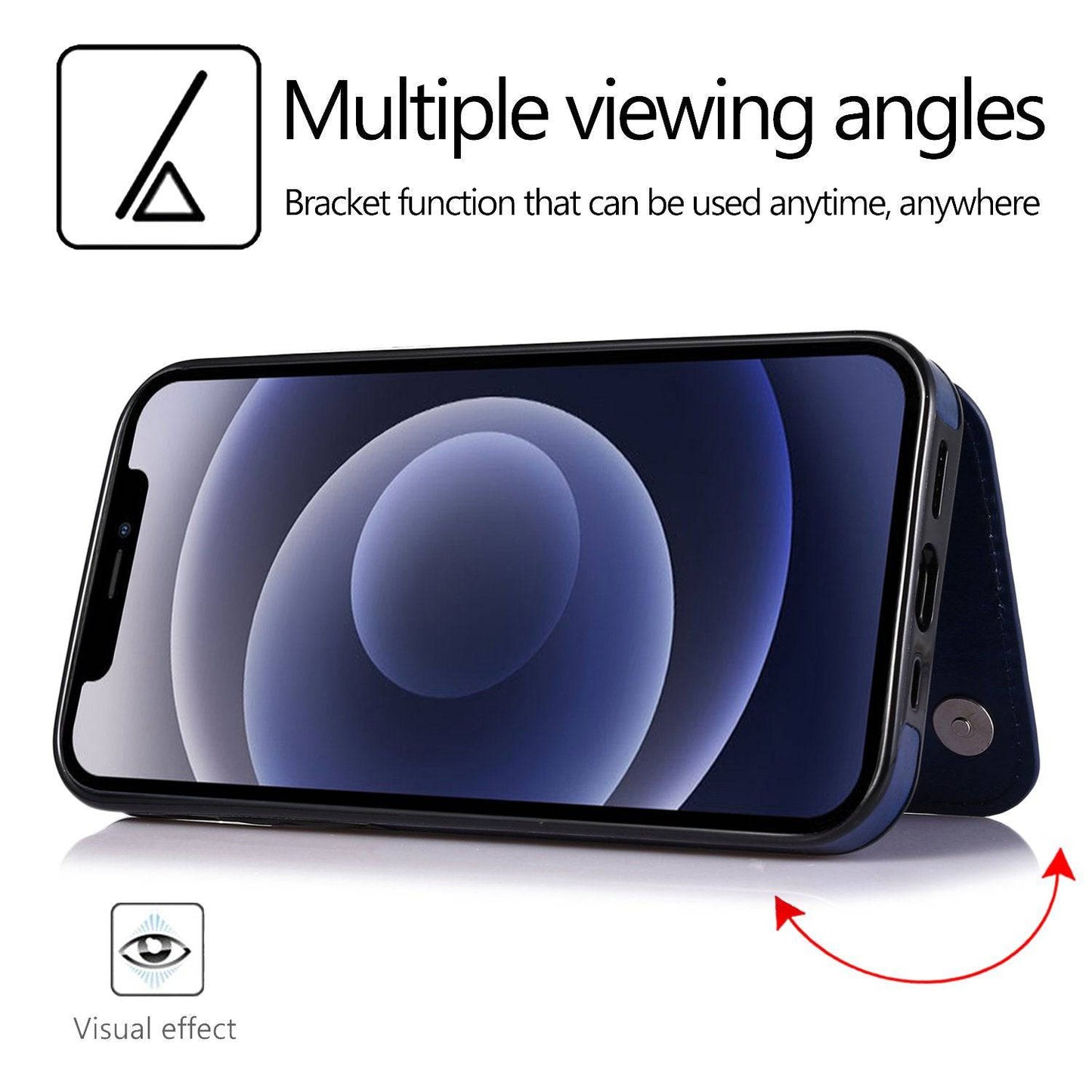 4 IN 1 Luxury Leather Case For iPhone - Libiyi