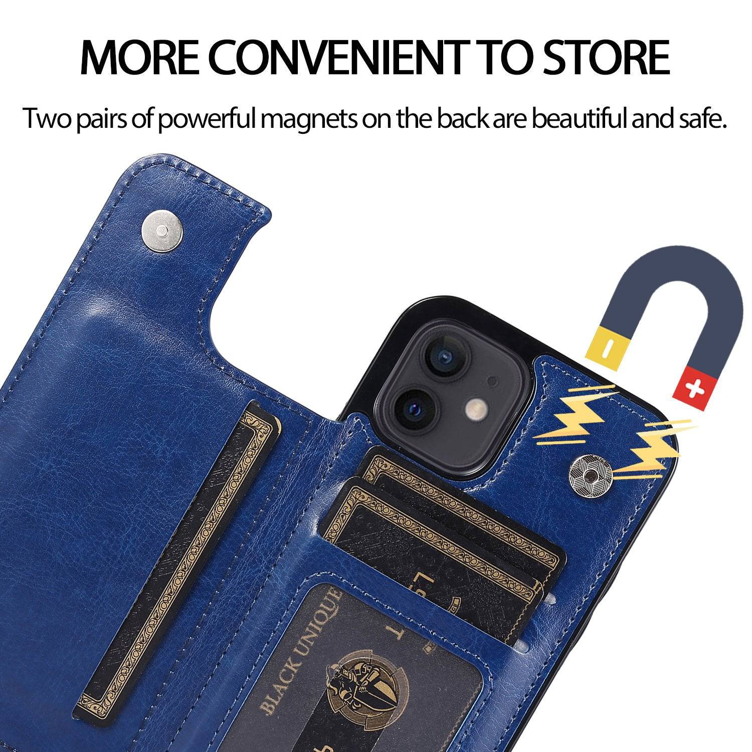 4 IN 1 Luxury Leather Case For iPhone - Libiyi