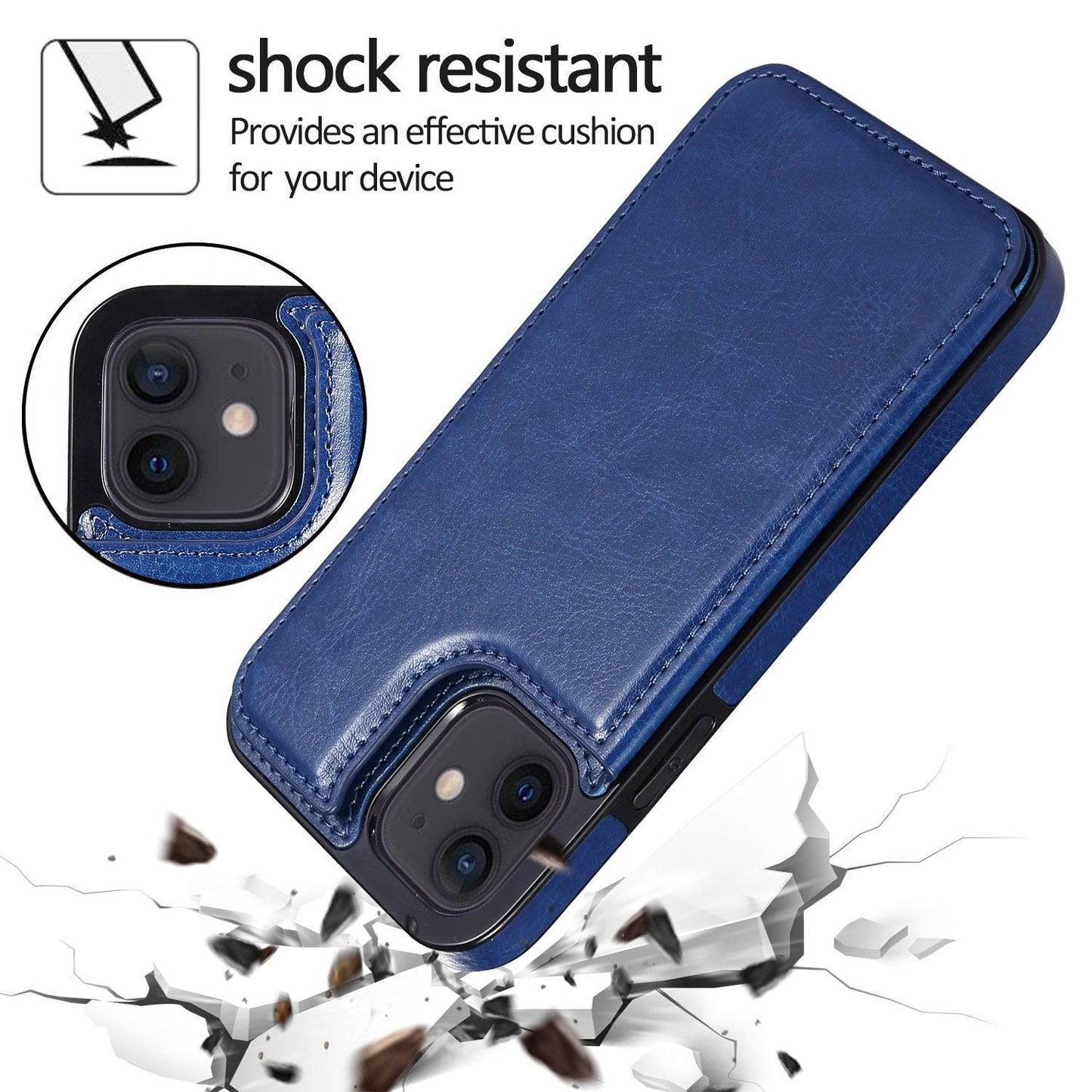 4 IN 1 Luxury Leather Case For iPhone - Libiyi