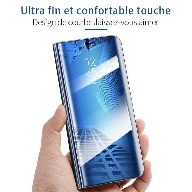 Étui intelligent à rabat miroir de luxe pour la série HUAWEI - Libiyi
