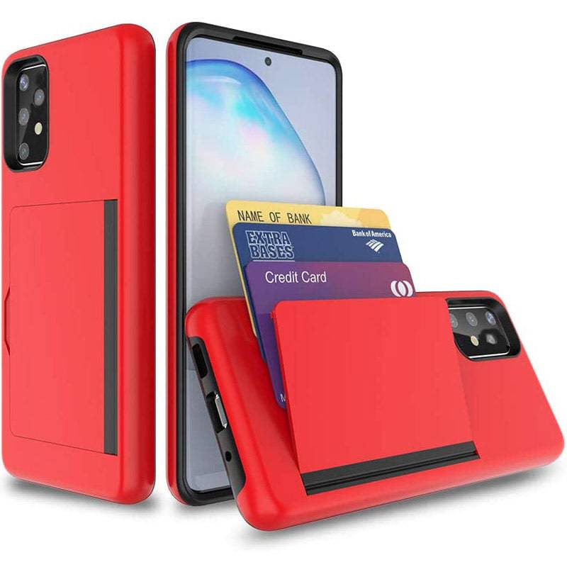 Armor Protective Card Holder Case for Samsung A52 - Libiyi