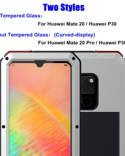 Luxury Doom Armor Waterproof Metal Aluminum Case For Huawei - Libiyi