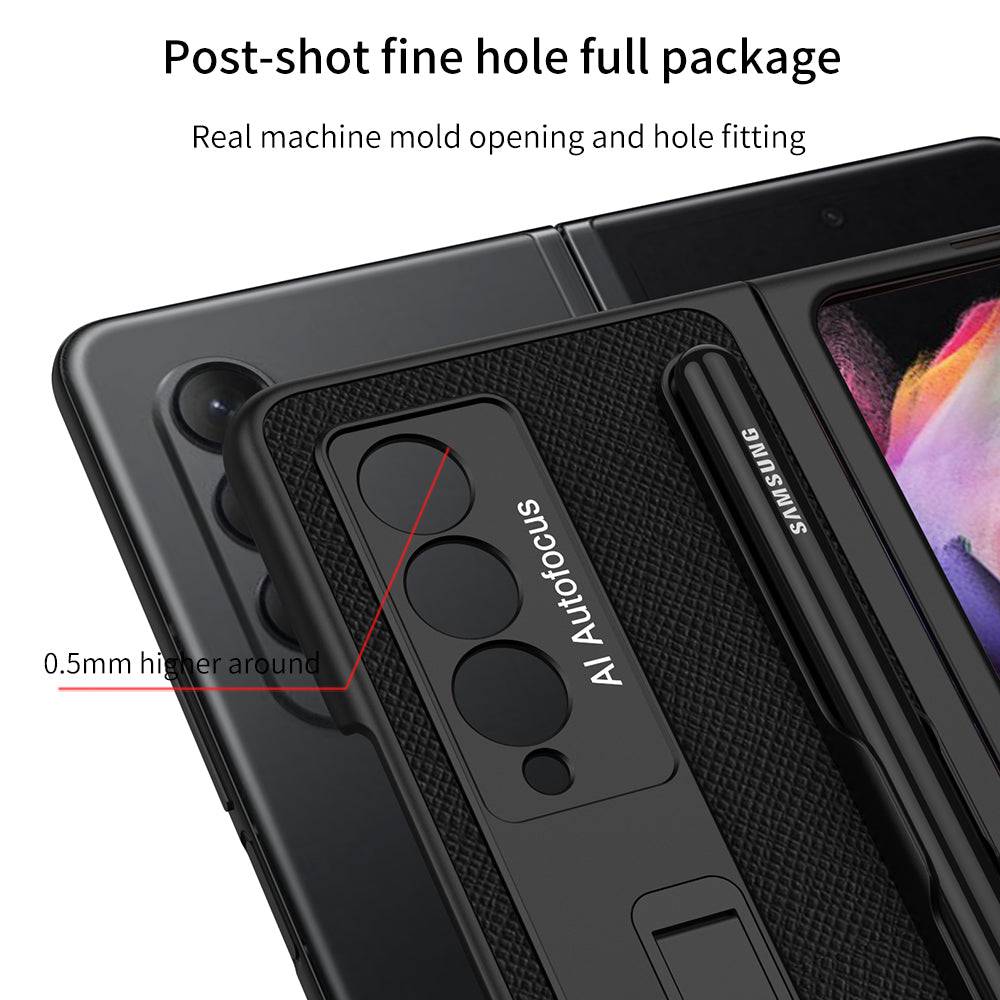 Ultra-thin Pen Slot Magnetic Holder Case for Samsung Galaxy Z Fold 3 5G - Libiyi