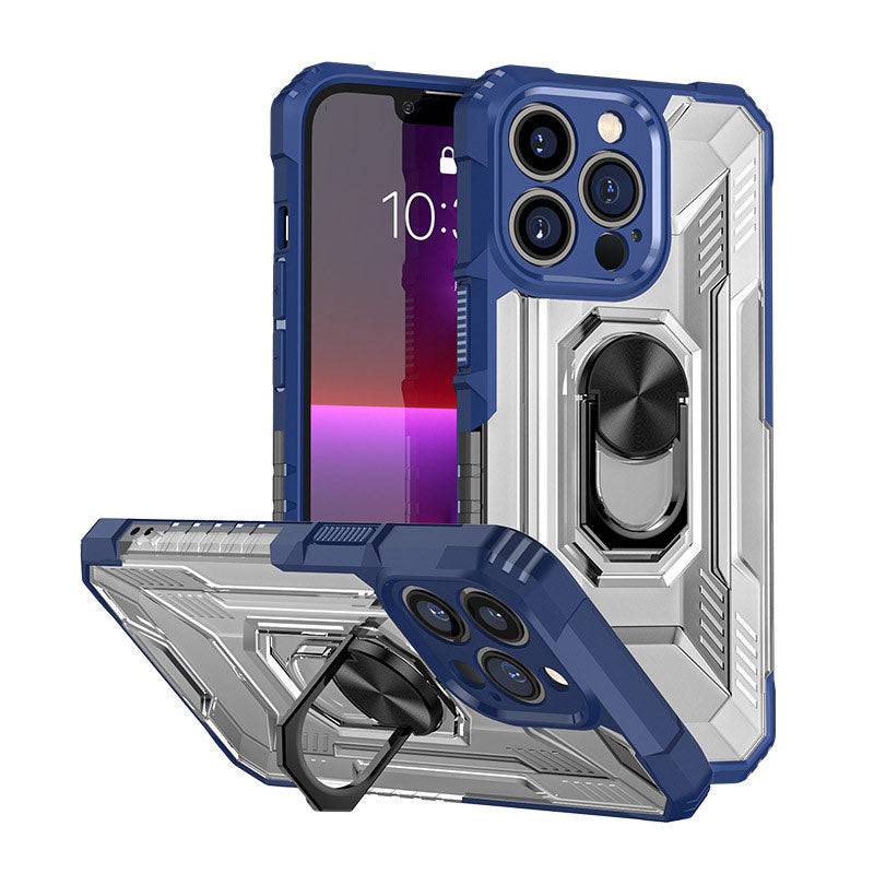 Magnetic Metal Finger Ring Holder Armor Case For iPhone - Libiyi