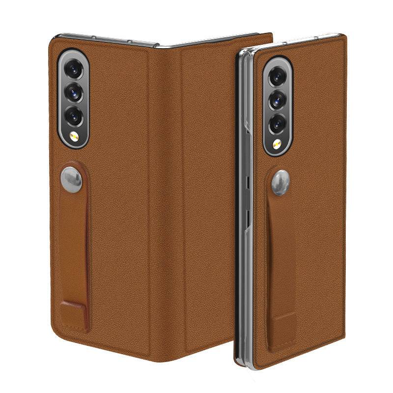 First Cowhide Layer Case for Samsung Galaxy Z Fold 3 5G - Libiyi