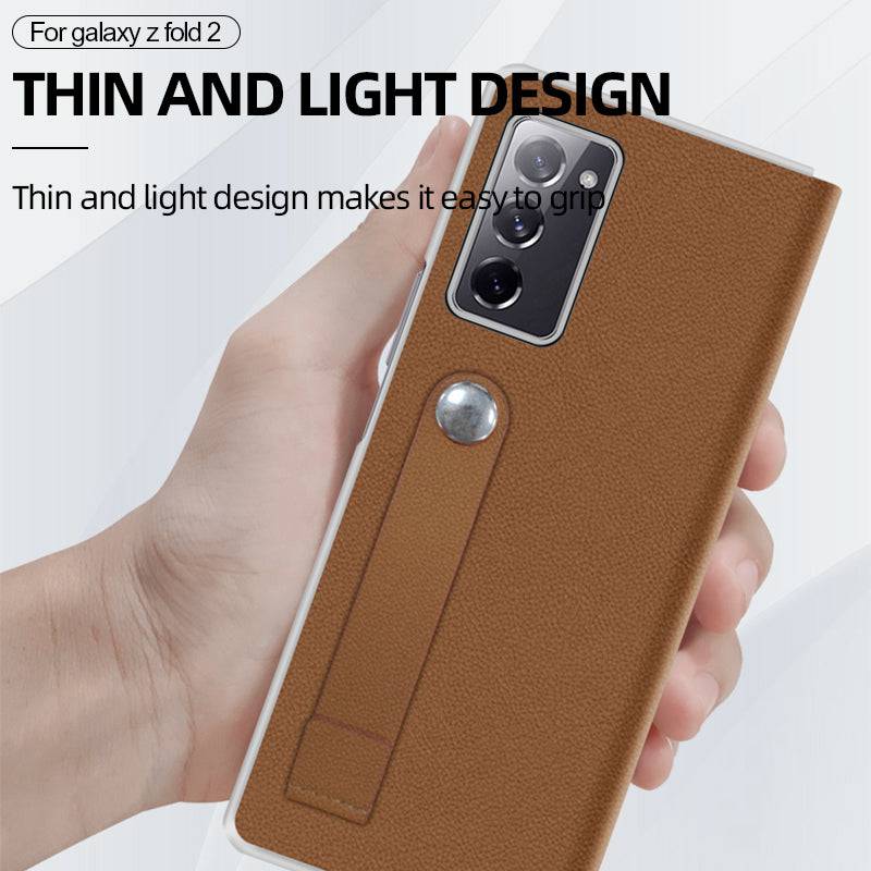 First Cowhide Layer Case for Samsung Galaxy Z Fold 3 5G - Libiyi