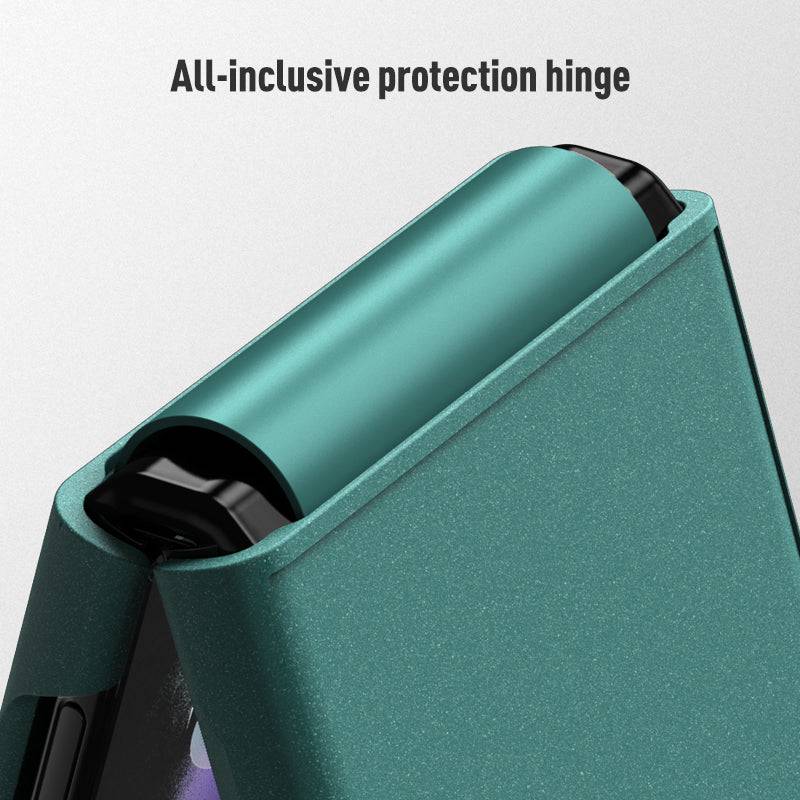 Fluffy paint-Rock Sand Full Shell Case for Samsung Galaxy Z Flip 3 5G - Libiyi