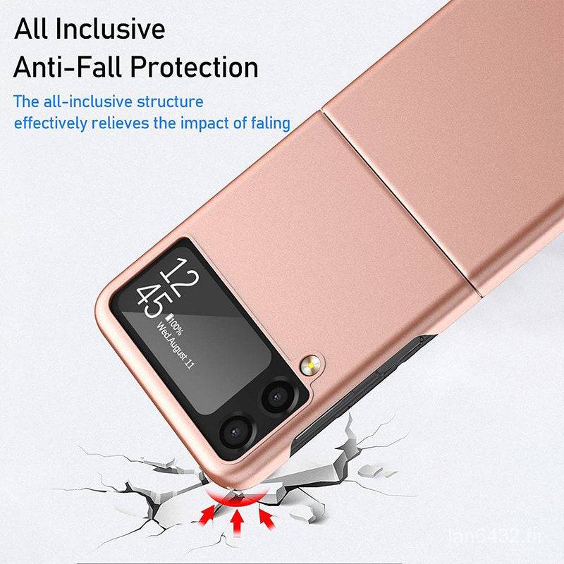 Slim Fit Flexible Matte Flip Shockproof Case For Samsung Galaxy Z Flid 3 5G - Libiyi