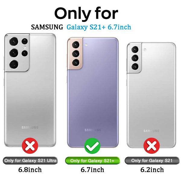 Leather Crossbody Shockproof Wallet Phone Case for Samsung S21 Plus - Libiyi