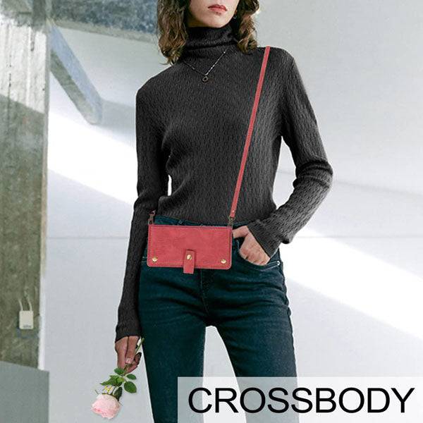 Leather Crossbody Shockproof Wallet Phone Case for Samsung S21 Plus - Libiyi