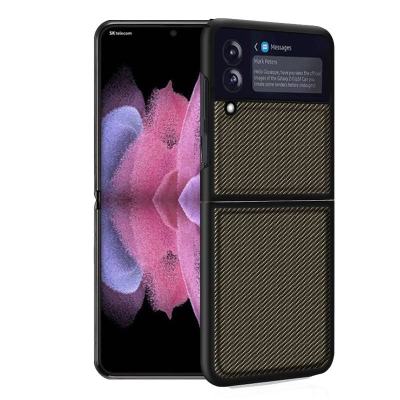 Slim Lightweight Carbon Fiber Case for Samsung Galaxy Z Flip 3 5G - Libiyi