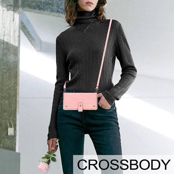 Leather Crossbody Shockproof Wallet Phone Case for iPhone 13 Series - Libiyi