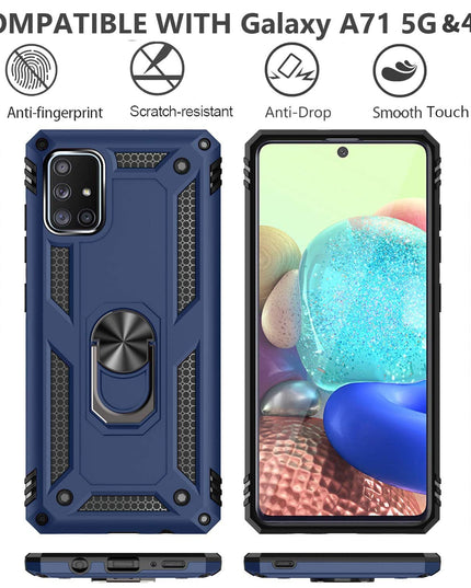 Luxury Armor Ring Bracket Phone Case For Samsung A71-Fast Delivery - Libiyi