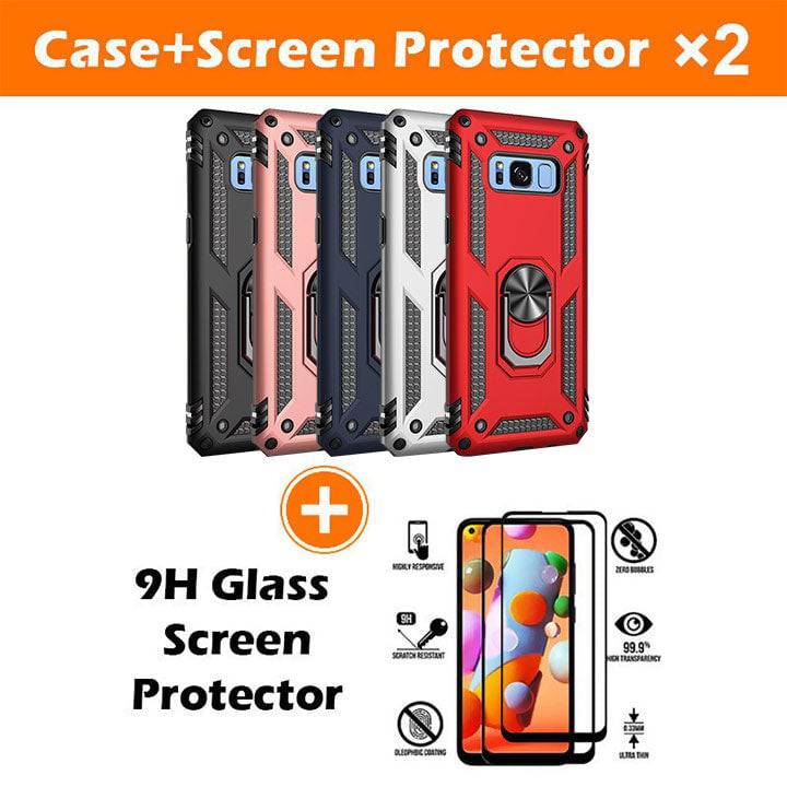 Luxury Armor Ring Bracket Phone Case For Samsung S8-Fast Delivery - Libiyi