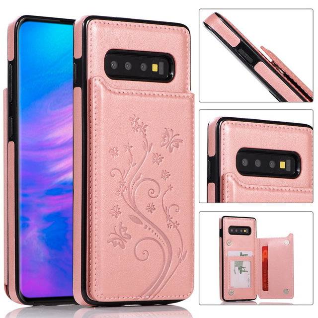 Phone Bags - Luxury Leather Wallet Case For Samsung - Libiyi