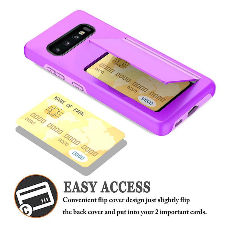 Armor Protective Card Holder Case for Samsung S10 - Libiyi