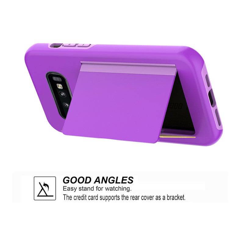 Armor Protective Card Holder Case for Samsung S10 - Libiyi