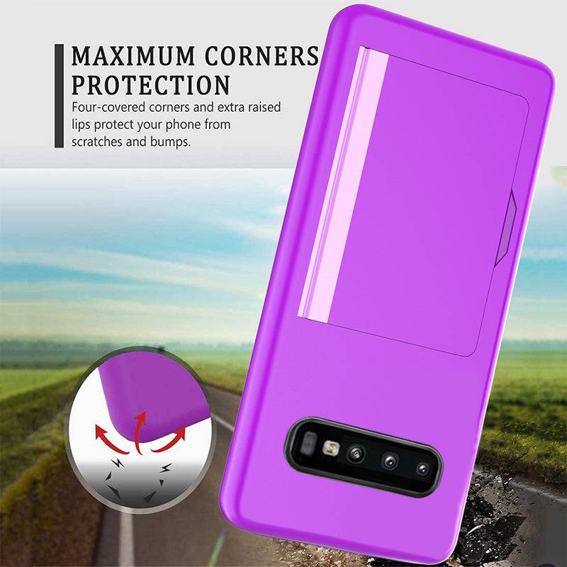 Armor Protective Card Holder Case for Samsung S10 - Libiyi