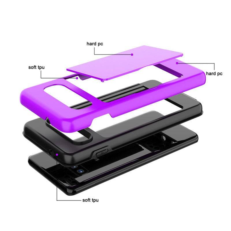 Armor Protective Card Holder Case for Samsung S10 - Libiyi