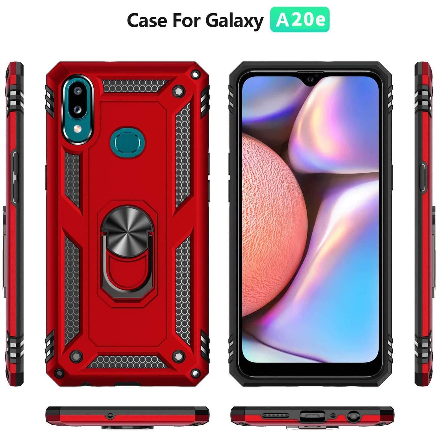 Luxury Armor Ring Bracket Phone Case For Samsung A20E-Fast Delivery - Libiyi
