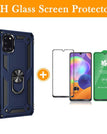 Navy / A31 / With Screen Protector