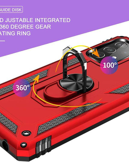 Samsung A52 Luxury Armor Ring Bracket Phone Case - Libiyi